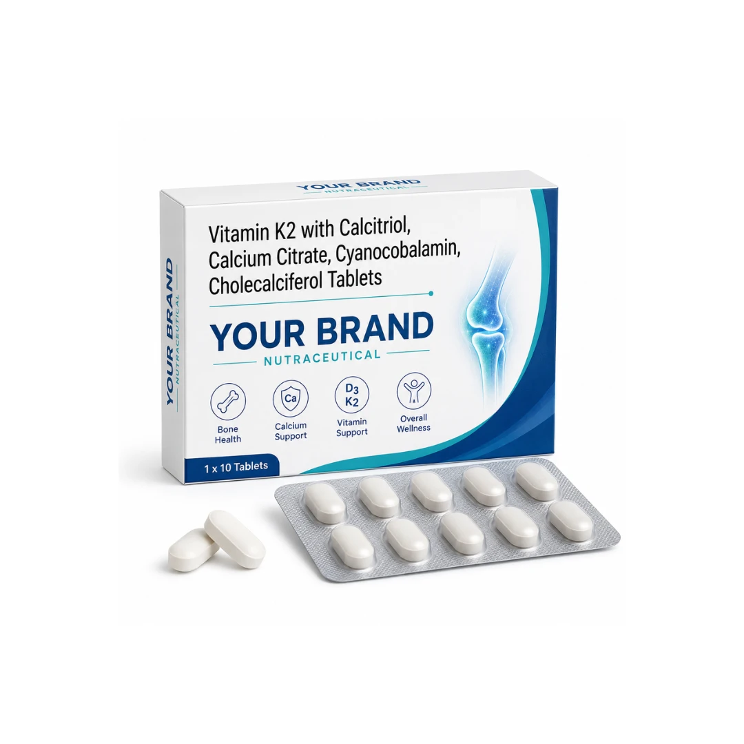 VITAMIN K2 7  WITH CALCITRIOL + CALCIUM CITRATE + CYANOCOBALAMIN + CHOLECALCIFE