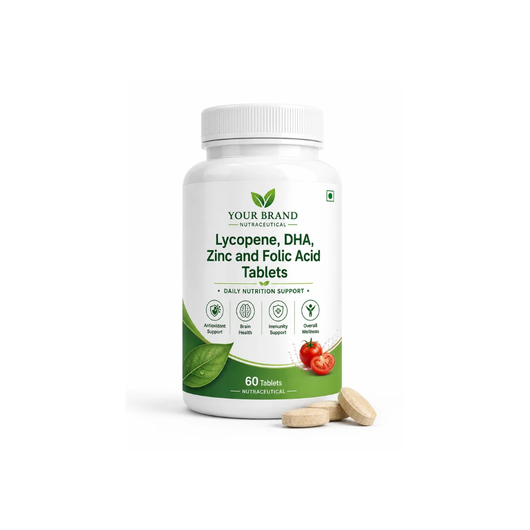 LYCOPENE +DHA+ ZINC & FOLIC ACID TABELETS