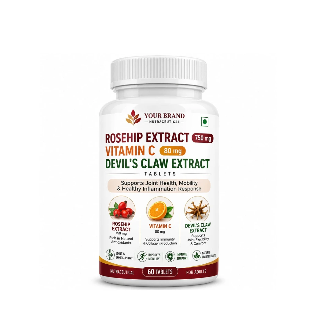 ROESHIP EXTRACT 750MG+ VITAMIN C -80 MG + DEVILS CLAW EXTRACT TABLET